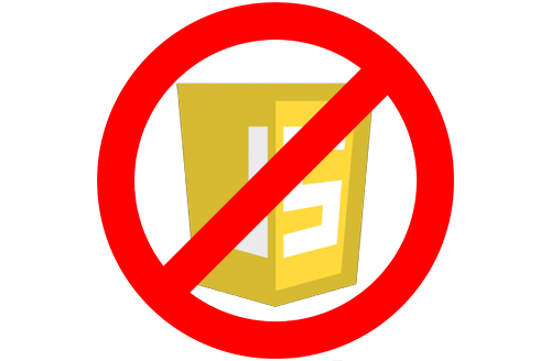 No JavaScript